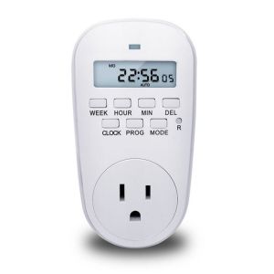 Quality US Plug Smart Power Socket Digital Timer Switch Energy Saving Adjustable Programmable Setting of Clock/ On/ Off Time for sale