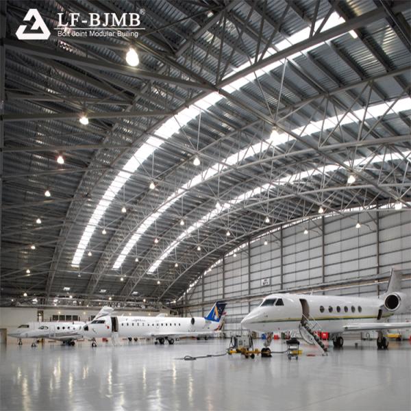 LF Fast Install Ligh Steel Structure Truss Plane/Helicopter/Aircraft hangar for