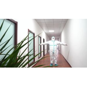 China Microporous Polypropylene Disposable Suits PE Coverall Non Woven on sale