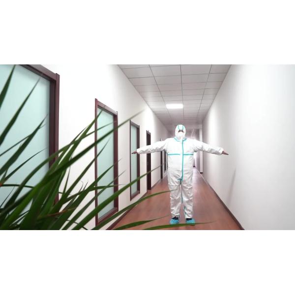 Buy Microporous Polypropylene Disposable Suits PE Coverall Non Woven at wholesale prices