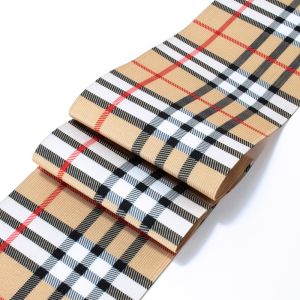 Durable nylon fabric custom jacquard pattern elastic wide waist band for elastic