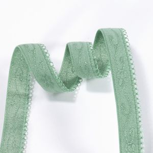 Multi color 20mm custom pattern underwear nylon spandex jacquard bra elastic