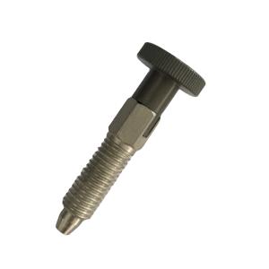 Quality High Precision Retractable Index Plunger , Hex Collar Spring Loaded Indexing Plungers Pin for sale