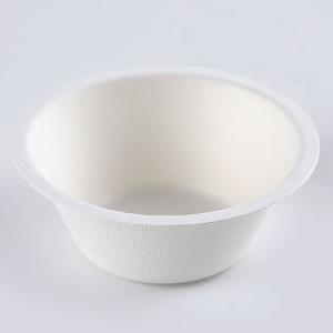 White Compostable Biodegradable Disposable Bowl Food Container