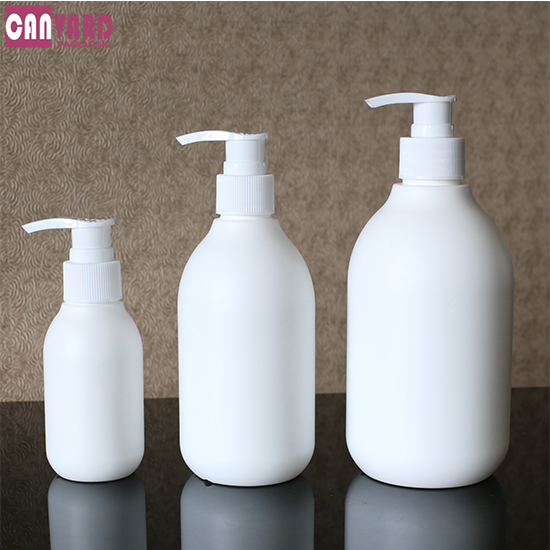Buy 100ml 300ml 500ml HDPE plastic bottle lotion pump container at wholesale prices