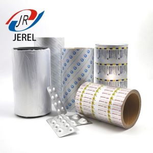 Quality JEREL 3-4GSM COATED PTP PHARMACEUTICAL ALUMINUM FOIL for sale