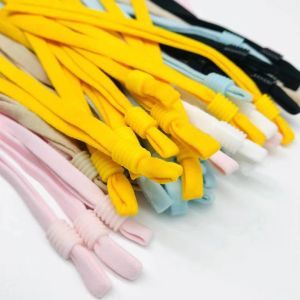 Adjustable Sewing Elastic Band Colorful Rope Cord With Buckle Stretchy Face