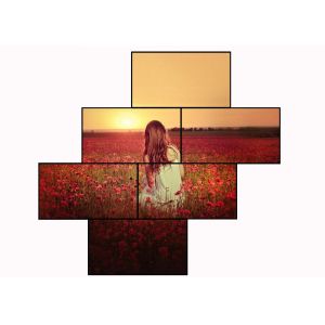 China 500cd/M2 240W TFT Seamless Video Wall Monitors on sale