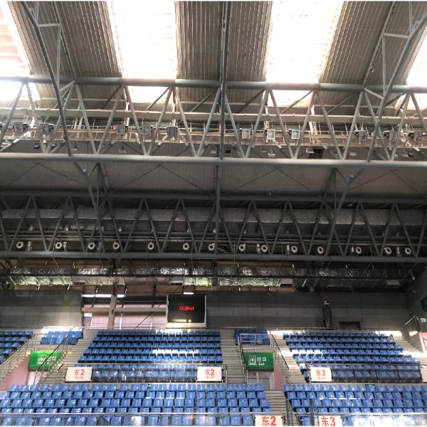Buy steel structure large span roof truss warehouse stadium at wholesale prices