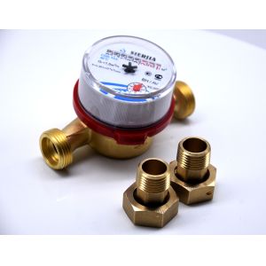 Class B Brass Body Domestic Single Jet Cold Water Meter Oem Iso4064