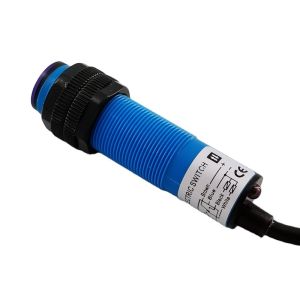 Quality Photoelectric Switch G18 3-wire 10-30VDC PNP NO 10cm Detection Distance Diffused Type Photoelectric Sensor for sale