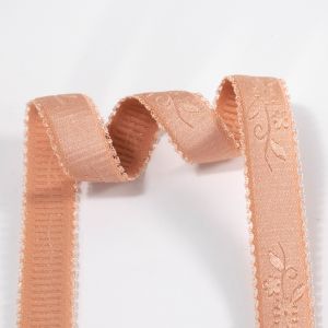 Quality Custom jacquard pattern nylon elastic band women girls bra strap for sale