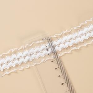 Factory lace design nylon spandex elastic band for sexy bra lingerie underwear