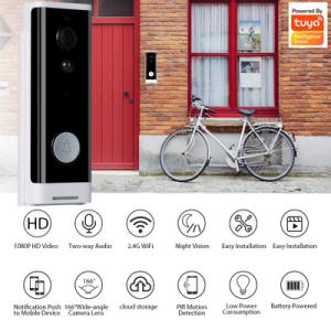Glomarket Hot Sale Tuya Wifi Smart Video Doorbell 1080P Wireless Remote Intercom
