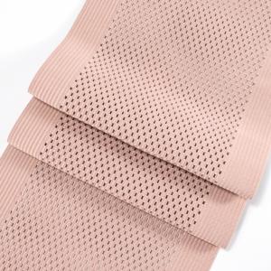 Custom woven breathable elastic webbing strap with holes for orthopaedic elastic
