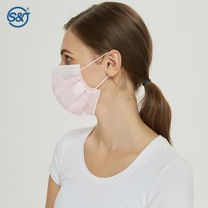 BFE99 High Quality Disposable Non Woven Face Mask Dual Bands Disposable Nose
