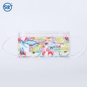 S&J 3ly Patterned Custom Face Mask Factory Cheap Price Disposable Medical Mask