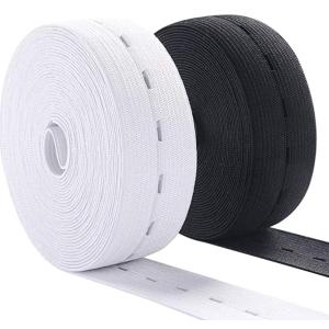 Wholesale button elastic band underwear elastic waistband adjustable buttonhole