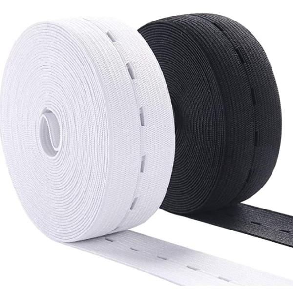 Wholesale button elastic band underwear elastic waistband adjustable buttonhole