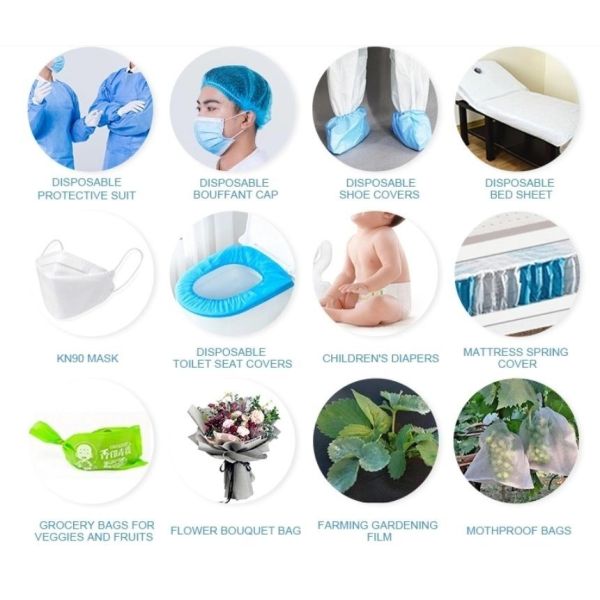 Buy Hydrophilic Ssms Nonwoven Fabric Machine for Medical and Hygiene Articles for Disposable Protective Equipment at wholesale prices