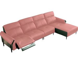 Minimalist Sofa Cowhide Functional Sofa Living Room Intelligent Italian