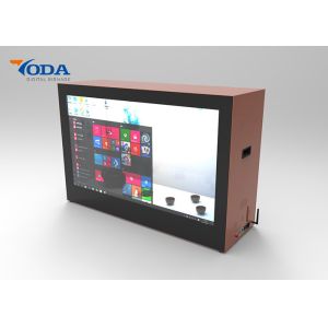 Quality Indoor Transparent LCD Showcase 50000Hrs Life Cycle DK / I / BG Audio Format for sale