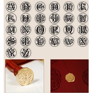 Retro Classic Letter Wax Stamp for Wedding Invitations