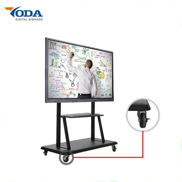 Buy Touch Screen LCD Interactive Flat Panel With IR 10 Touch Points Fast Response Time at wholesale prices