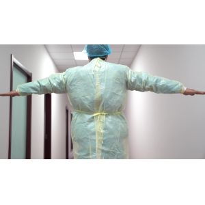 Quality S&amp;J Disposable medical dental isolation gowns SMS in clinic examination hospital for sale