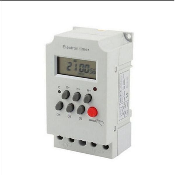 Din Rail LCD Digital Programmable Electronic Digital Timer Switch Controller