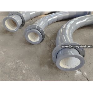 China Ceramic Tile Lined Pipe Bend on sale