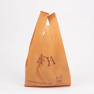 Customize PP Non Woven TNT Bags/Nonwoven Flat Bag/T-Shirt Bag Colored Blue