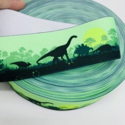 Custom Printed Brand Fashion Label Nylon Woven Knitted Jacquard Ribbon Soft