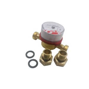Class B Brass Body Domestic Single Jet Cold Water Meter Oem Iso4064