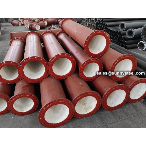 Buy Abrasion Resistant Ceramic Lined Pipe at wholesale prices