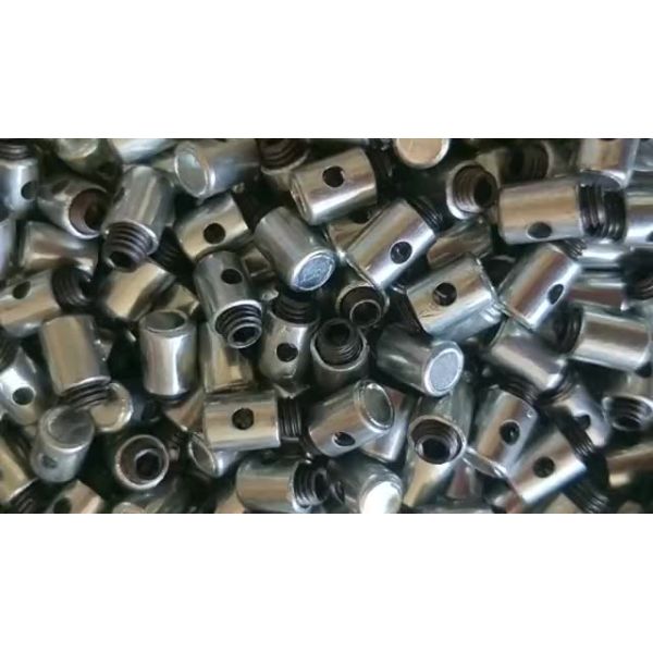 Buy 2021 hot sale zinc plated furniture cross barrel nut at wholesale prices