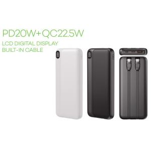 Quality PD20W+QC22.5W LCD DIGITAL DISPLAY BUILTIN CABLE for sale