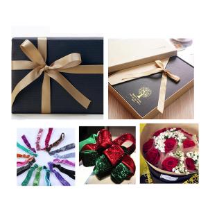 China Gift Satin Ribbon With Printing 1/16 - 4 Inch Customized Pantone color velvet band on sale