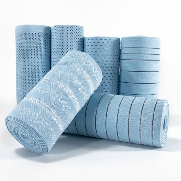 Buy Custom customable elastic bande blue 205mm medical bandage orthopaedic elastic band at wholesale prices