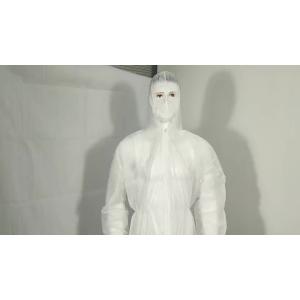 China 70gsm Disposable Protective Coverall Elastic Waist Men'S Disposable Overalls on sale