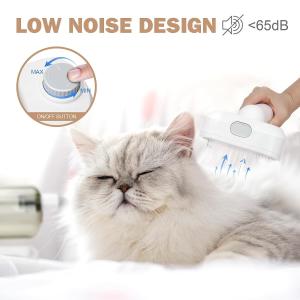 Dog Cleaning Brush Pet Grooming Vacuum Kit with 10KPa Vacuum Package size 315