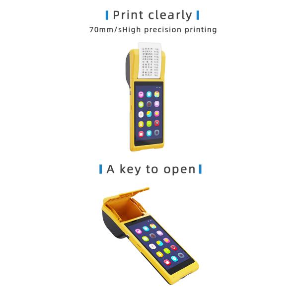 58mm Thermal Receipt Printer and Wireless Scanner Built-in in Model Q8 Android 8.1 POS