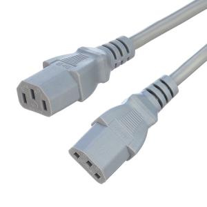 Commercial Grade CCC Certificated Computer Power Cord Y Splitter 3C Plug with 2