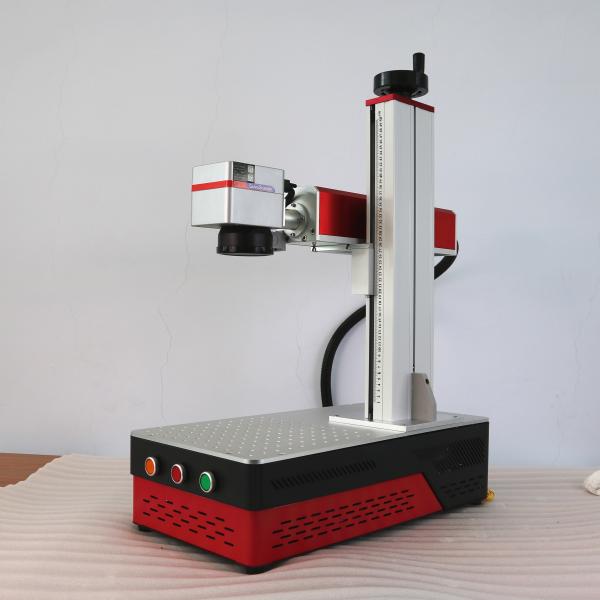 Buy Fiber Laser Marking Machine Desktop MAX Raycus JPT 20W 30W 50W With Rotary Axis at wholesale prices