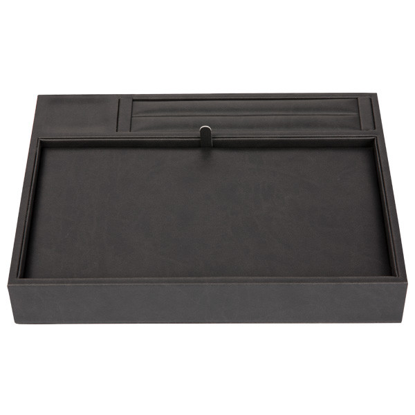 Buy Bracelet Jewelry Display Carrying Case , Retangular Black Jewelry Tray at wholesale prices