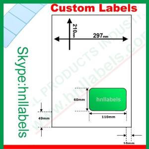 Quality Integrated Labels EU Version Type13 110mm&quot;*60mm&quot; Laser Sheet for sale