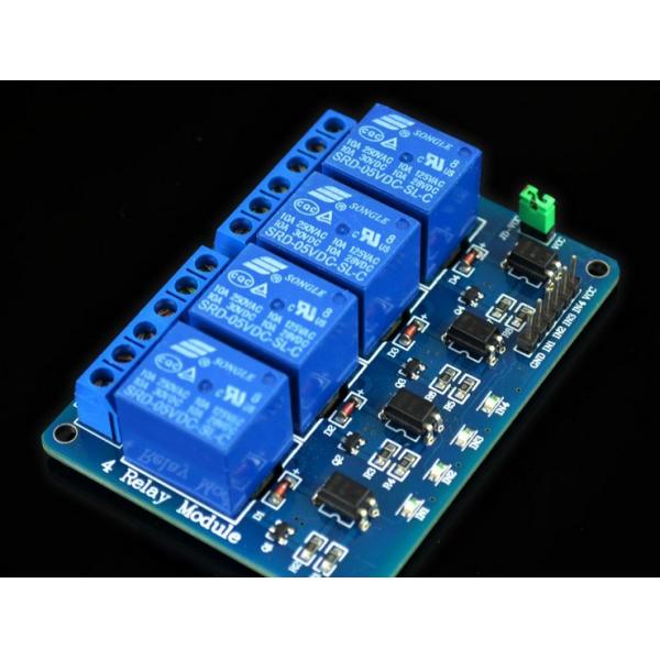 5V 4 Ch SSR Solid State Relay Module For Arduino Low Level Trigger 240V 2A