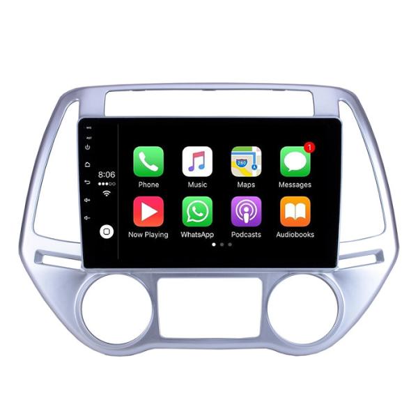 Buy Android 10 8 Core Car Radio For Hyundai I20 Manual Auto AC 2012-2014 Head Unit Wireless Carplay Auto Car DVD Player at wholesale prices