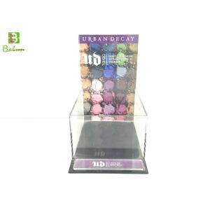 Clear Acrylic POS Display , Acrylic Brochure Holders Polishing Surface