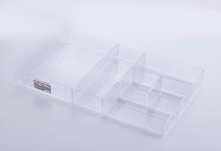 Compartment clear cosmetic drawer organizer box divider